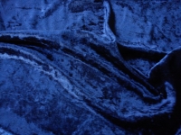 kobaltblauwe velours de panne