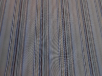 streep blouse stofje in wit beige blauw